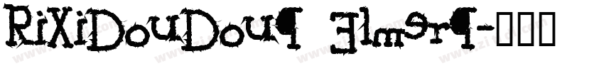 RiXiDouDouP ElmerP字体转换